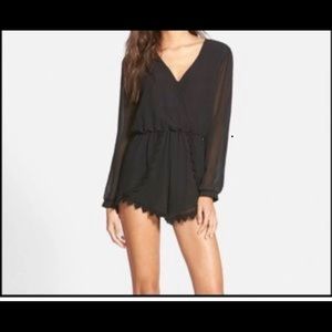 Great condition ASTR black shirt jumpsuit